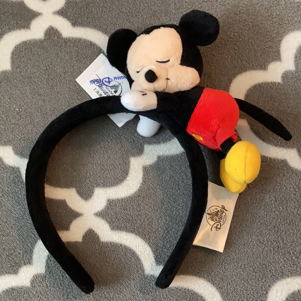 Shanghai Disney Sleepy Mickey Mouse Headband